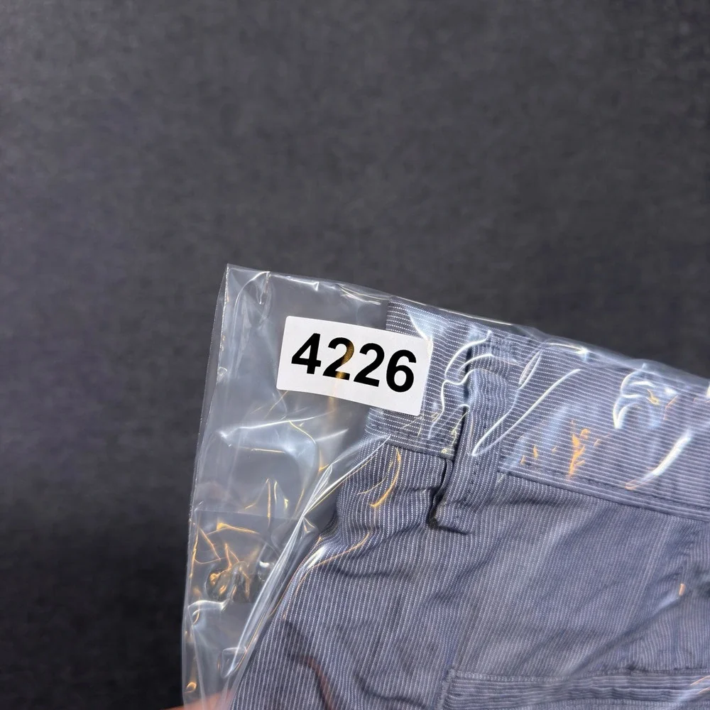 J. Crew Shorts Mens 30 Blue Striped Cotton Casual Summer Flat‎ Front 11